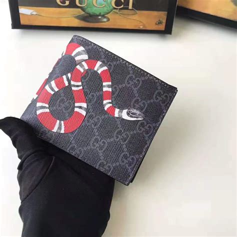 gucci belt gg snake|Gucci snake wallet men's.